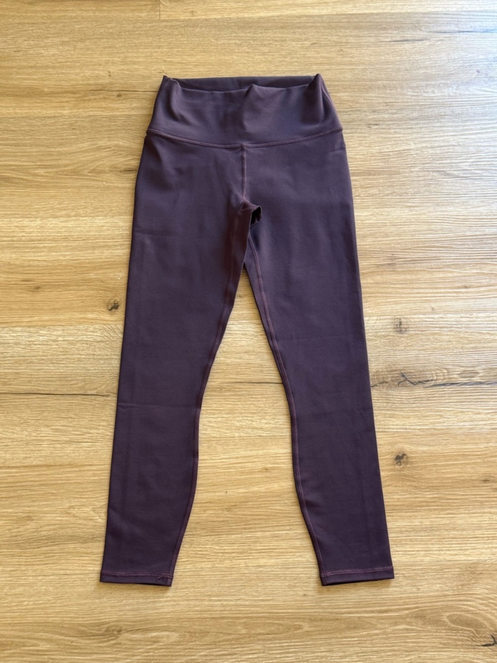 Fabletics Women's Define Powerhold High-Waist 7/8 Leggings in Plum- XS